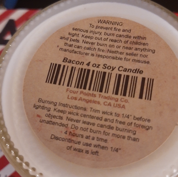 Bacon Soy Candle NWOT - Picture 4 of 5